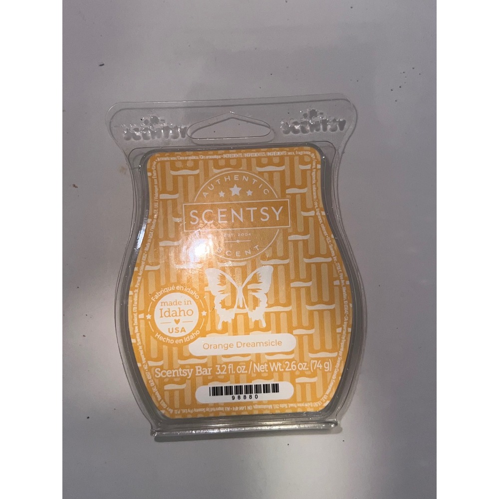 Scentsy Bar Orange Dreamsicle Wax Melt 2.6 oz 74g New Home Fragrance 98880